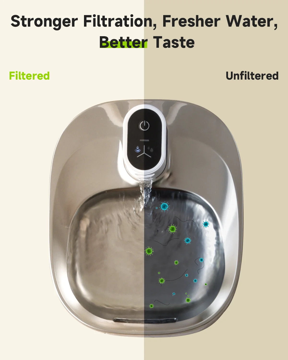 Wireless Fountain Replacement Filter (4-Pack Filters)