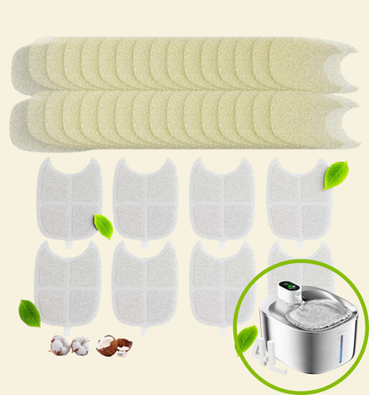 Wireless Fountain Replacement Filter (8-Pack Filters)